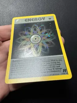 Rainbow Energy 17/82 1st Edition Holo 1999-2000 Team Rocket Pokemon Card TCG NM - Image 5