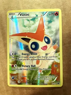 Pokemon Victini XY117 (2016), Holo Black Star Promo Card - Image 1