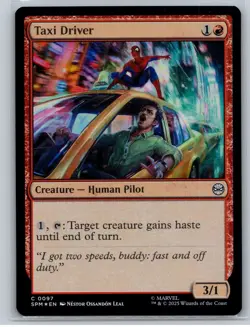 Magic: The Gathering - Spider-Man - Taxi Driver - Foil - Common - Image 1