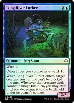 Long River Lurker Bloomburrow FOIL MTG Magic - Image 1