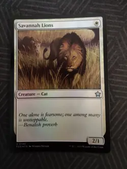 mtg savannah lions foil foundations - Image 1