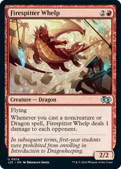 Firespitter Whelp U Foundations Jumpstart 14 NM Magic: The Gathering - Image 1
