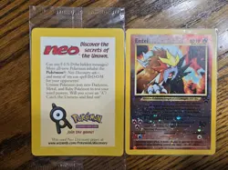 Pokemon Wotc Black Star Promo # 34 Sealed ENTEI + open #34 Entei W/swirl - Image 1