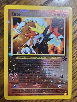 Pokemon Wotc Black Star Promo # 34 Sealed ENTEI + open #34 Entei W/swirl - Image 4