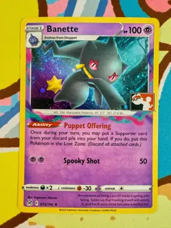 BANETTE 073/196 HOLO PLAY PRIZE PACK SERIES LOST ORIGIN POKEMON - Image 1