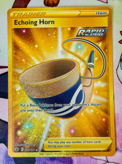 ECHOING HORN 225/198 CHILLING REIGN POKEMON - Image 1