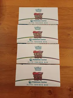 Pokemon Center Exclusive 151 Elite Trainer Box new sealed booster box promo x4 - Image 5