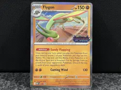 PRE RELEASE Flygon MEP 016 Promo Stamp Phantasmal Flames Pokemon TCG NM - Image 1