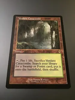 MTG Modern Horizons 2 #440 Retro Frame Verdant Catacombs NM - Image 1