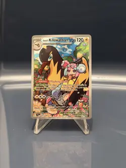 Pokemon TCG Iono's Kilowattrel Scarlet Violet Journey Together Card 163/159 - Image 1