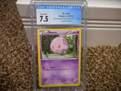 Munna McDonald's Collection 2011 cgc 7.5 Confetti Holo 7/12 psa card Pokemon ccg - Image 1