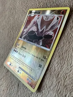 2009 Pokemon TCG Supreme Victors Rhyhorn Lv.23 Reverse Holo Card 122/147 LP - Image 2