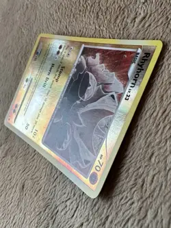 2009 Pokemon TCG Supreme Victors Rhyhorn Lv.23 Reverse Holo Card 122/147 LP - Image 3