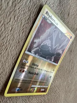 2009 Pokemon TCG Supreme Victors Rhyhorn Lv.23 Reverse Holo Card 122/147 LP - Image 4