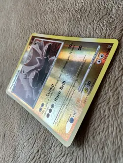 2009 Pokemon TCG Supreme Victors Rhyhorn Lv.23 Reverse Holo Card 122/147 LP - Image 5