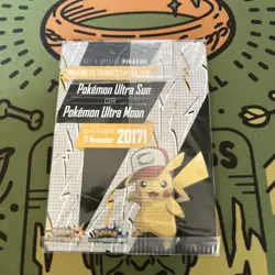 Brand New & Sealed Pokemon Card Ash's Pikachu SM108 TCG The Movie I Choose You - Image 2