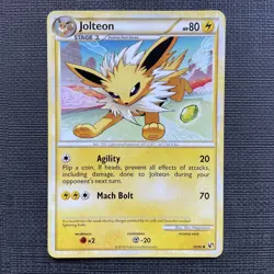 Jolteon 28/90 | Regular Non-Holo Uncommon Pokemon Card | HS Undaunted 2010 - Image 1
