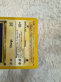 FRENCH Pokemon Card "MAGNETI" First Edition 2000 Team Rocket Common 60/82 LP - Image 3