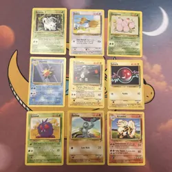 Pokemon Vintage Base Set 2 9 Card Lot - Image 1