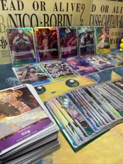 One Piece TCG 250 Holofoil Mixed Card Lot?? 50 SRs & 200 C/UC ?All Pack Fresh - Image 2