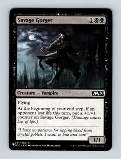 Savage Gorger The List Reprints Non-Foil MTG NM - Image 1