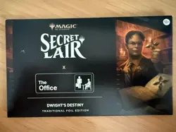 Magic The Gathering Secret Lair The Office Dwight’s Destiny Foil Sealed In-Hand - Image 1