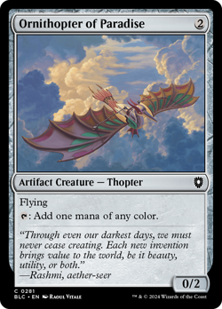Ornithopter of Paradise #281 | Near Mint | BLC Bloomburrow Commander Magic MTG - Image 1