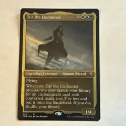 Zur the Enchanter Foil Etched X1 Commander Legends NM Condition - Image 1