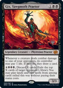 MTG Gix, Yawgmoth Praetor - 95 / English / Near Mint - Image 1