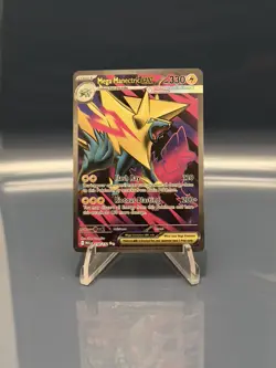 Mega Manectric ex full art 158/132 Pokemon TCG Mega Evolution Secret Rare - Image 1