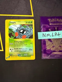 Pokemon Tangela 112/147 Aquapolis Reverse Holo E Reader 2002 36💎NM LP+💎 - Image 1