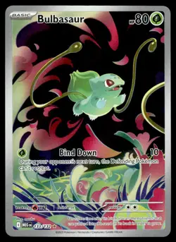 2025 Pokemon Mega Evolution Bulbasaur Illustration Rare #133 - Image 1