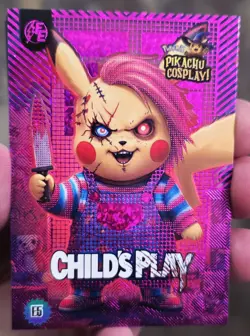 Pokemon Pikachu Cosplay! Childs Play Pink Foil - Image 1