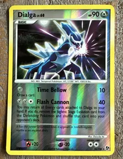 2008 Pokemon Great Encounters Dialga Reverse Holo Rare NM 16/106 - Image 1