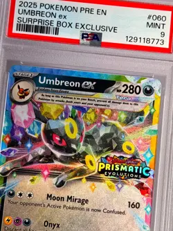 Pokemon Prismatic Evolutions Surprise Box Exclusive Umbreon ex 60/131 - PSA 9 - Image 1