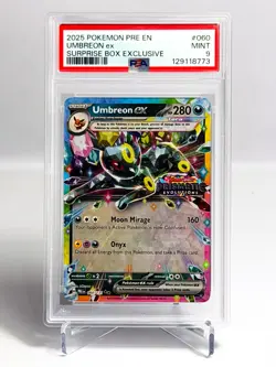 Pokemon Prismatic Evolutions Surprise Box Exclusive Umbreon ex 60/131 - PSA 9 - Image 2