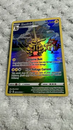 Electivire Full Art GG08/GG70 Ultra Rare Crown Zenith Pokemon TCG NM Free Ship - Image 2