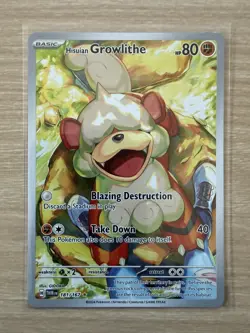 Hisuian Growlithe 181/167 - Twilight Masquerade Pokemon TCG - NM / M - Image 3