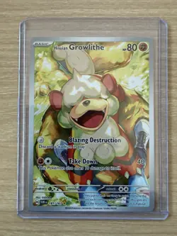 Hisuian Growlithe 181/167 - Twilight Masquerade Pokemon TCG - NM / M - Image 4