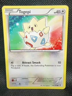 Pokemon Togepi Boundaries Crossed 110/149 Played Condition - Image 3