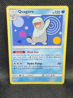 Pokemon Quagsire Dragon Majesty 26/70 NM Condition - Image 3