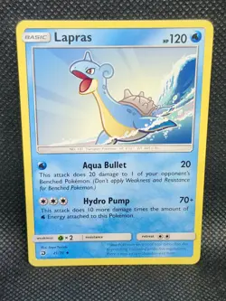 Pokemon Lapras Dragon Majesty 21/70 Excellent Condition - Image 5