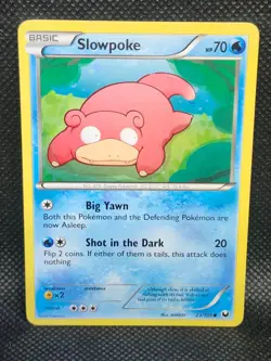 Pokemon Slowpoke Dark Explorers 23/108 HP Condition - Image 1