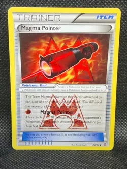 Pokemon Magma Pointer Double Crisis 24/34 Played Condition - Image 1