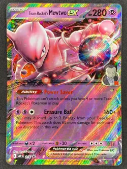 Pokemon Team Rocket's Mewtwo ex SVP216 SVP Black Star Promos NM - Image 1