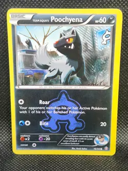 Pokemon Team Aqua’s Poochyena Double Crisis 16/34 Played Condition - Image 3