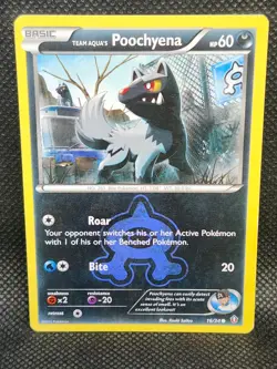Pokemon Team Aqua’s Poochyena Double Crisis 16/34 Played Condition - Image 5