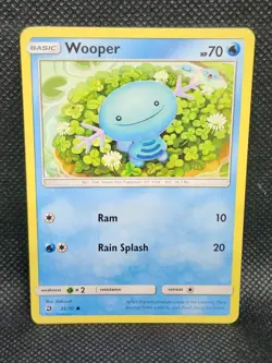 Pokemon Wooper Dragon Majesty 25/70 Excellent Condition - Image 3