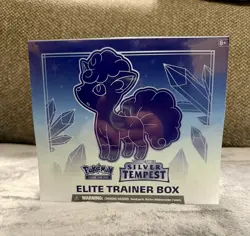 SWORD & SHIELD SILVER TEMPEST Elite Trainer Box Pokemon TCG Factory Sealed 2023 - Image 1