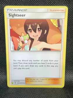 Pokemon Sightseer Lost Thunder 189a/214 LP Condition - Image 1